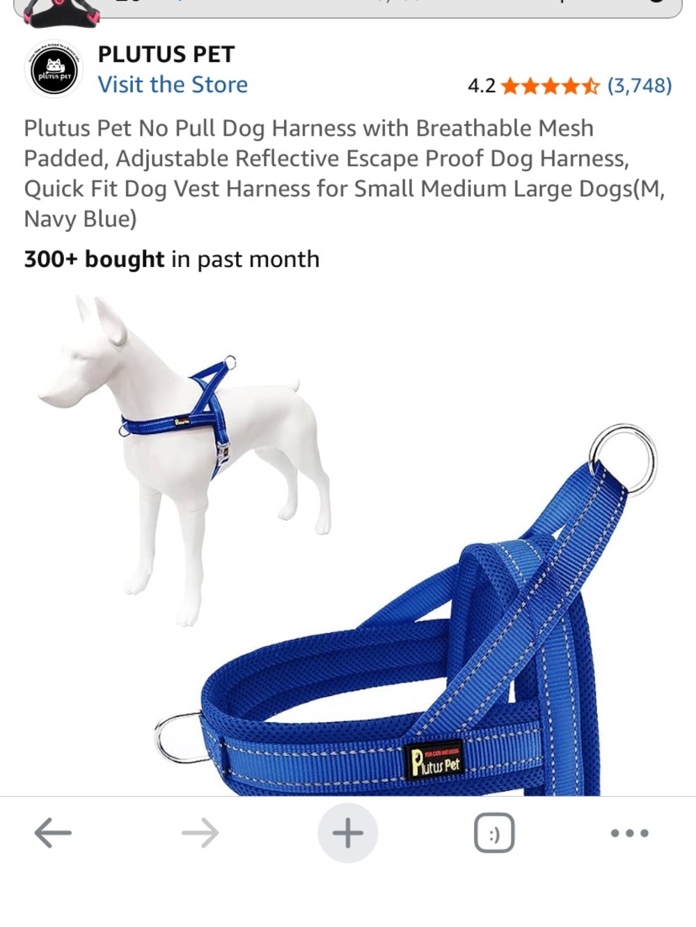 Plutus Pet No Pull Dog Harness with Breathable Mesh